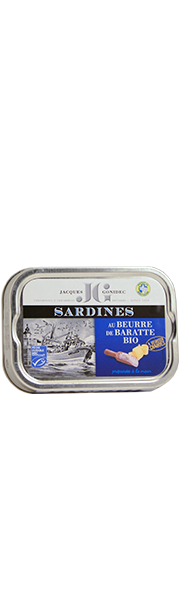 Sardines au Beurre de Baratte BIO 