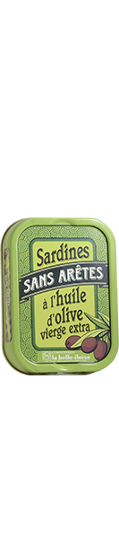 Sardines Sans Arêtes à l’huile d’olive vierge extra 