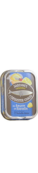 Sardines cuisinées au Beurre de Baratte 