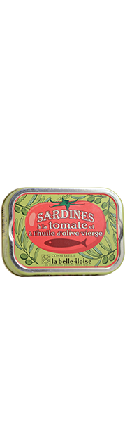 Sardines à la tomate et à l’huile d’olive vierge extra 